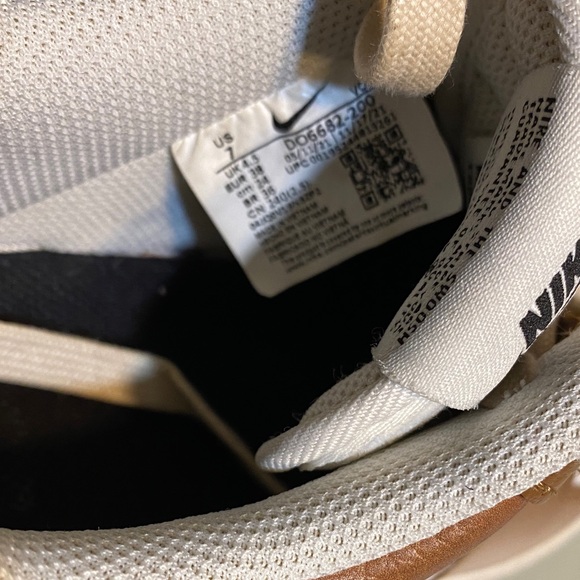 Nike Air Force 1 Sneakers - White and Brown - Picture 6 of 6